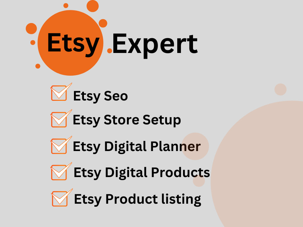 Etsy Shop Setup Service | Branding, SEO, Banner Design, Product Listings in New York