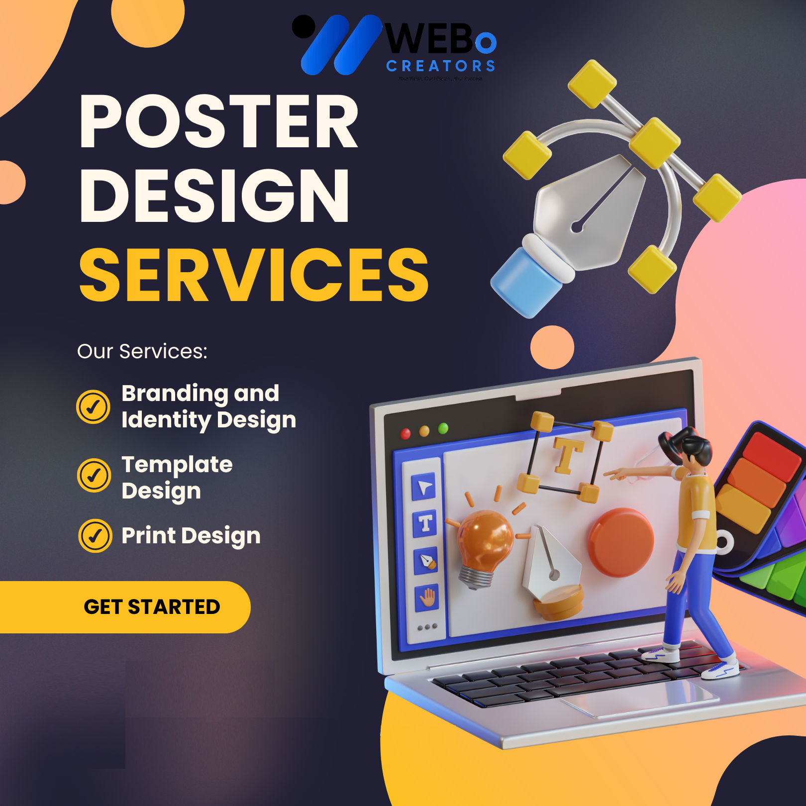 Poster Design Service | Get Powerful Advertising Poster in New York for Business and Events