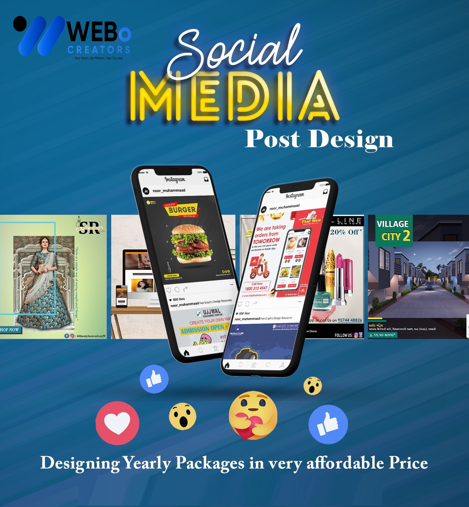Social Media Post Design Services in New York for Businesses and Brands