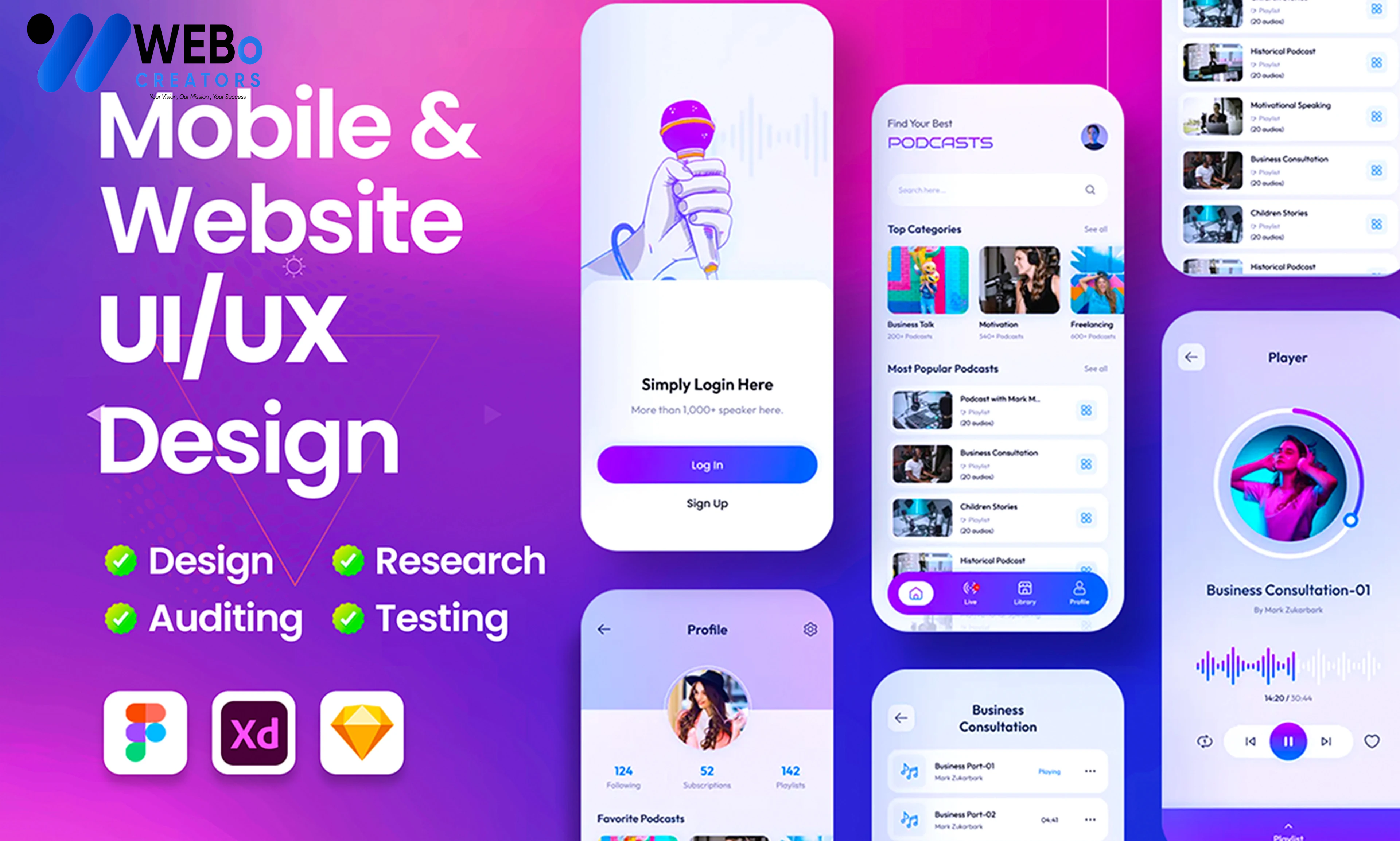Flutter App UI/UX Design | Beautiful Flutter Interface Design in New York